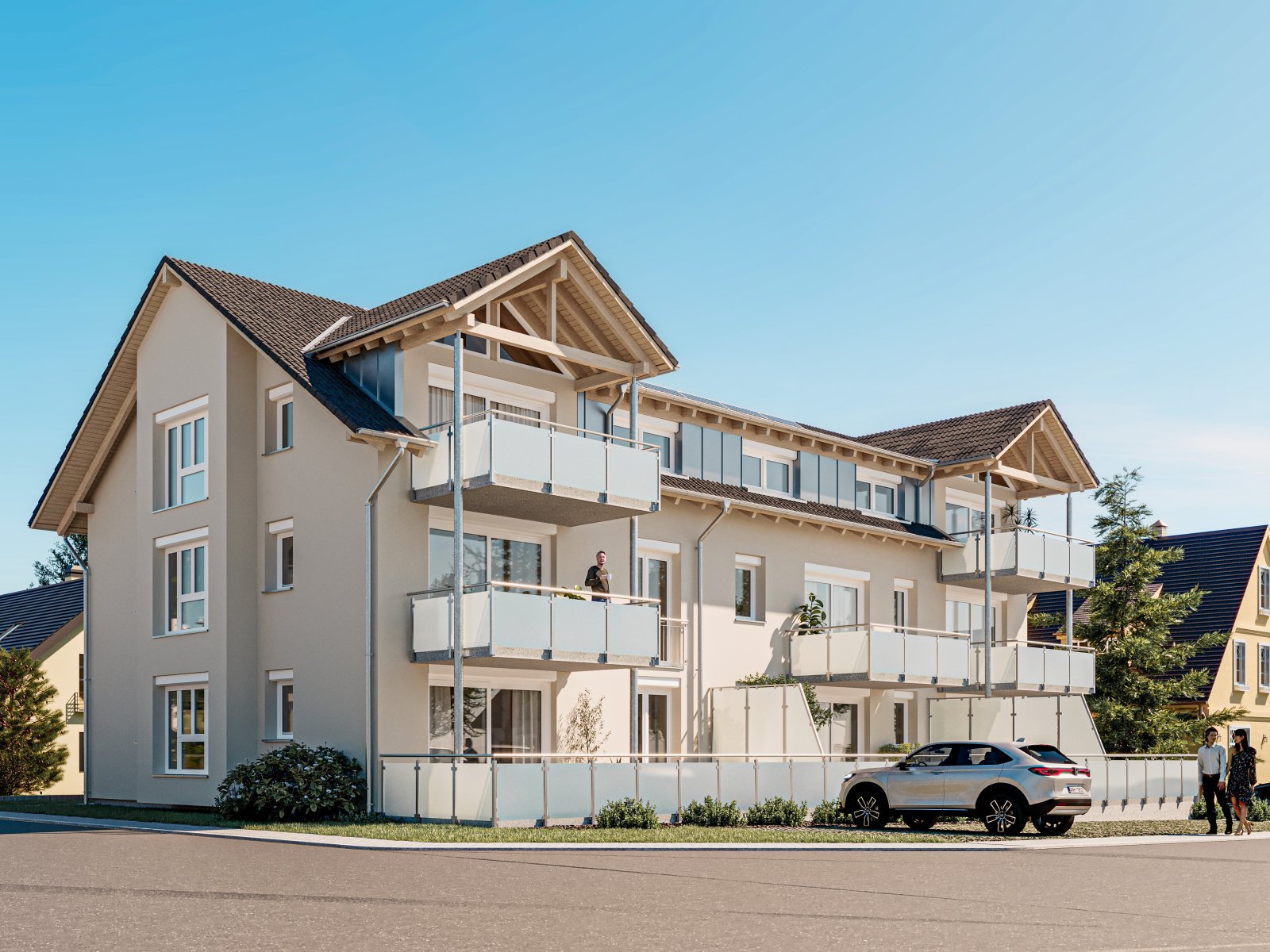Lauchringen: Neubau Lauchringen - 4 Zimmerwohnung OG mit Lift 