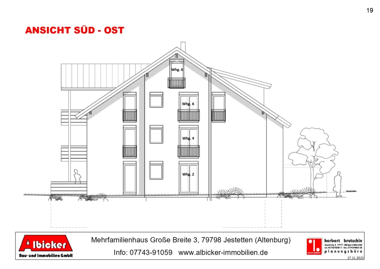 Seitenansicht Süd-Ost Seitenansicht Süd-Ost