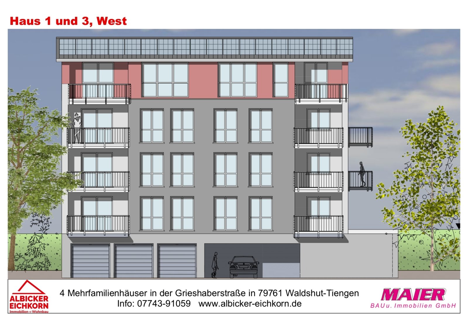 Haus 3: Westseite