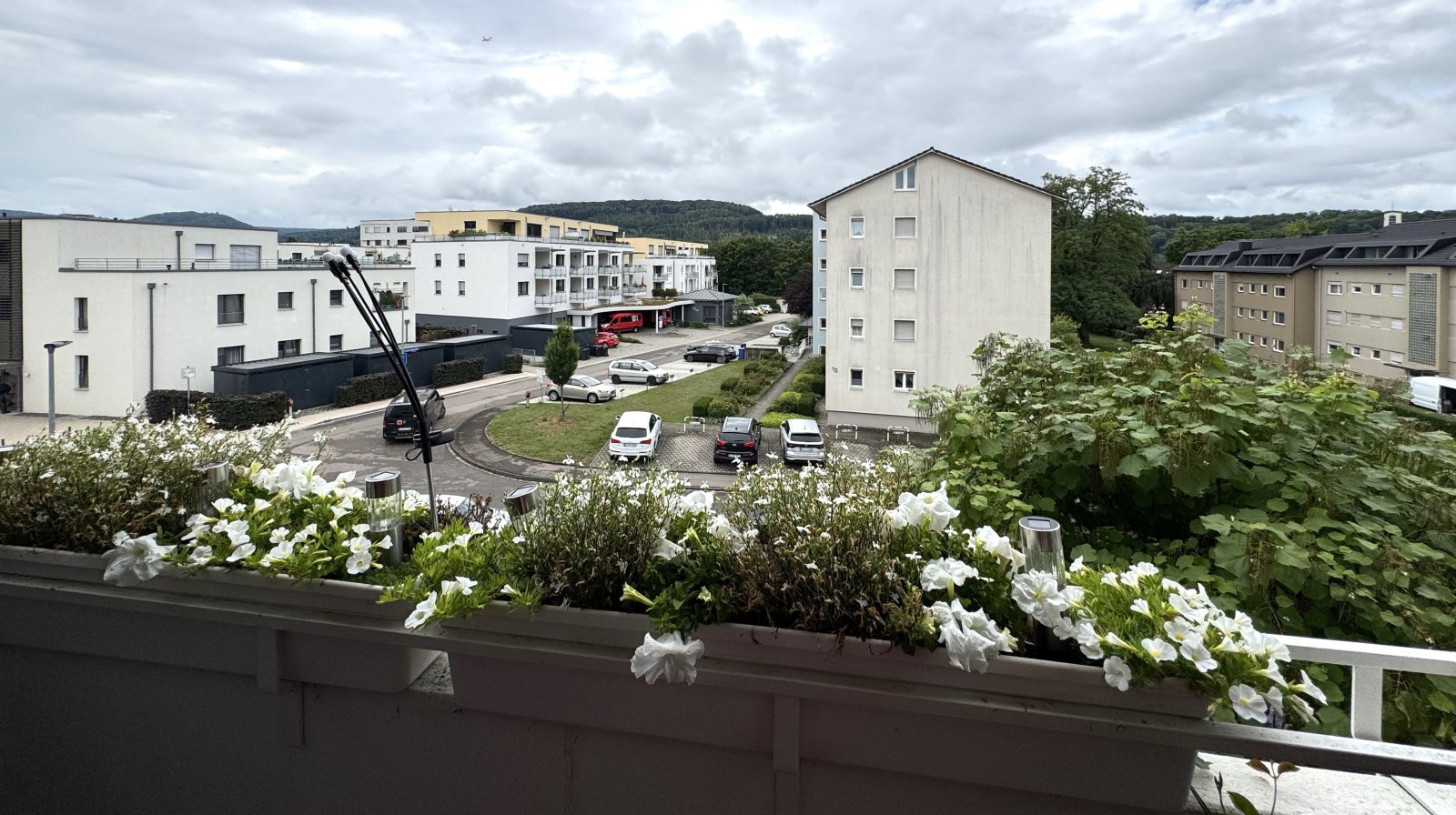 Aussicht vom Südbalkon