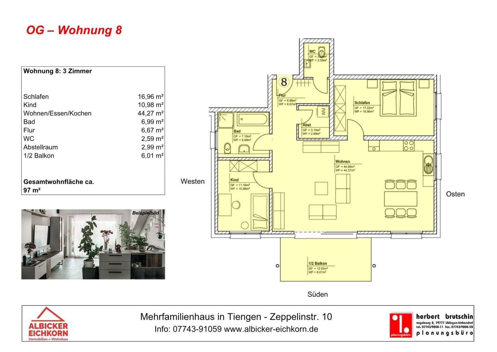 Grundriss Whg. 8