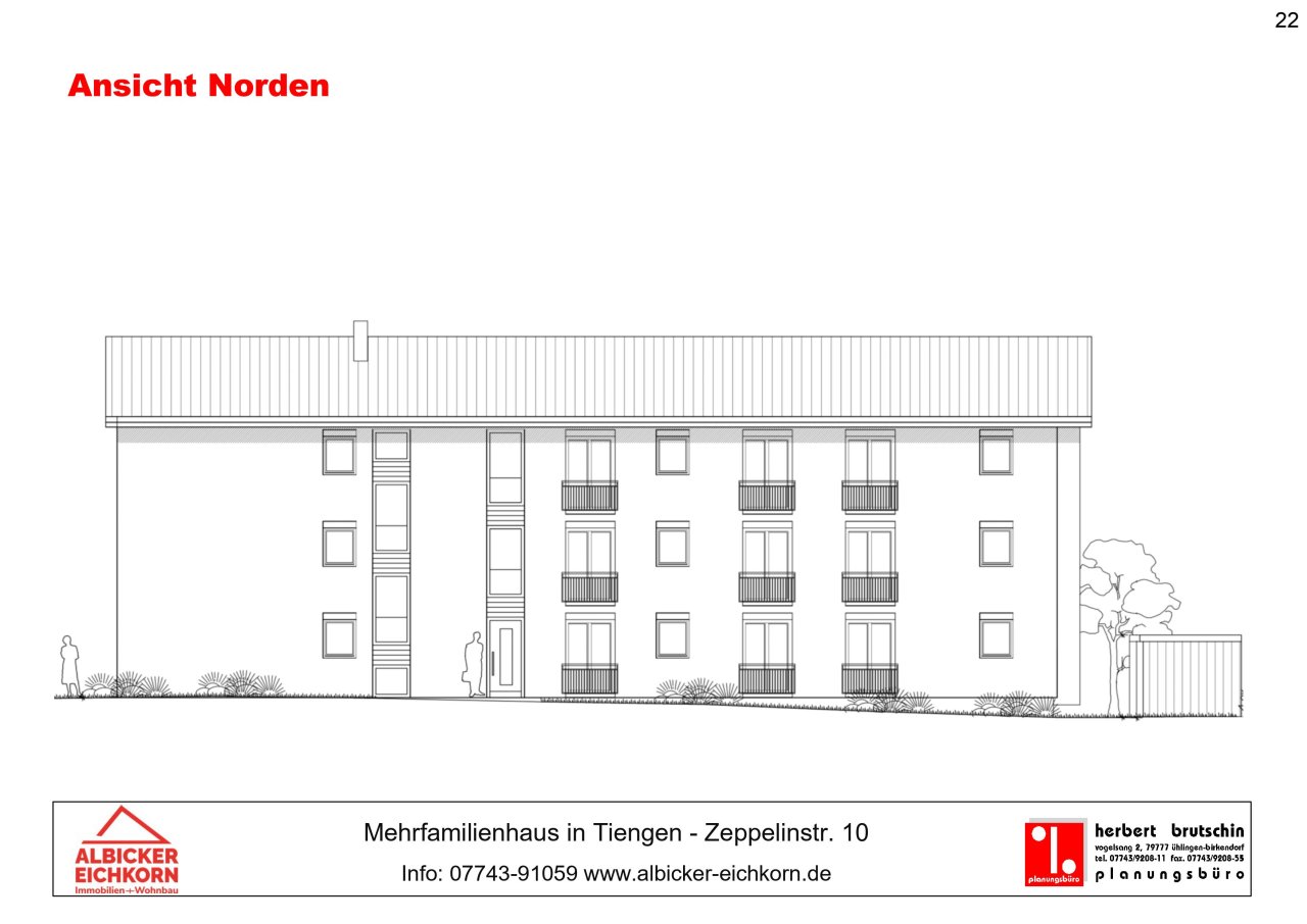 Hauseingang: Nordseite