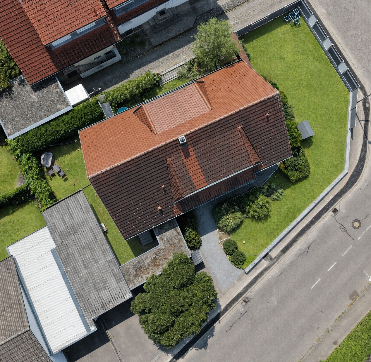 Luftbild vom Grundstück Luftbild vom Grundstück
