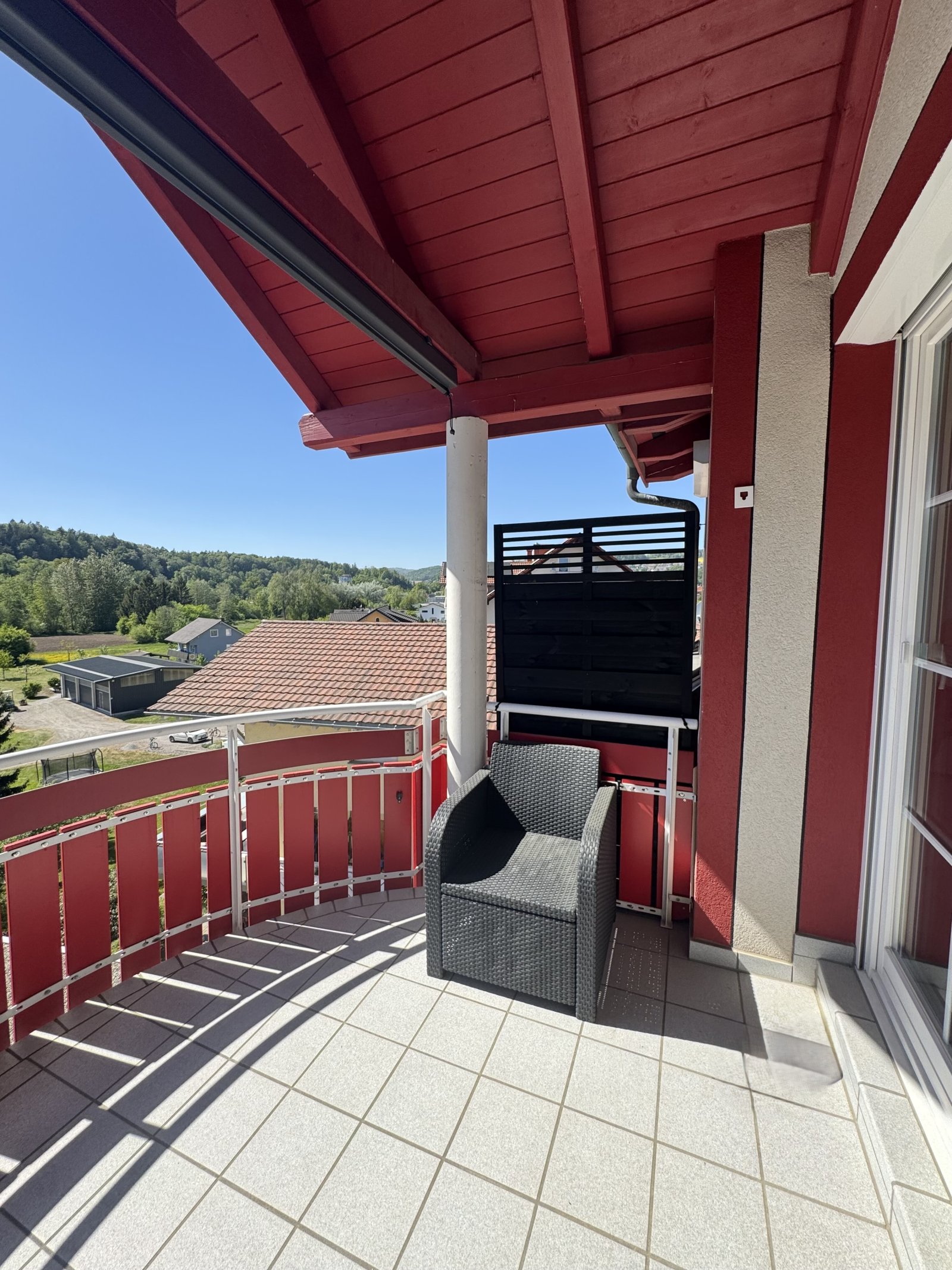 Sonniger Süd-West-Balkon
